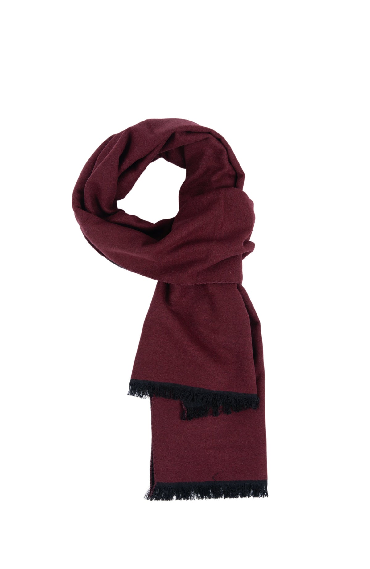 TWO TONE SCARF | BURGUNDY
