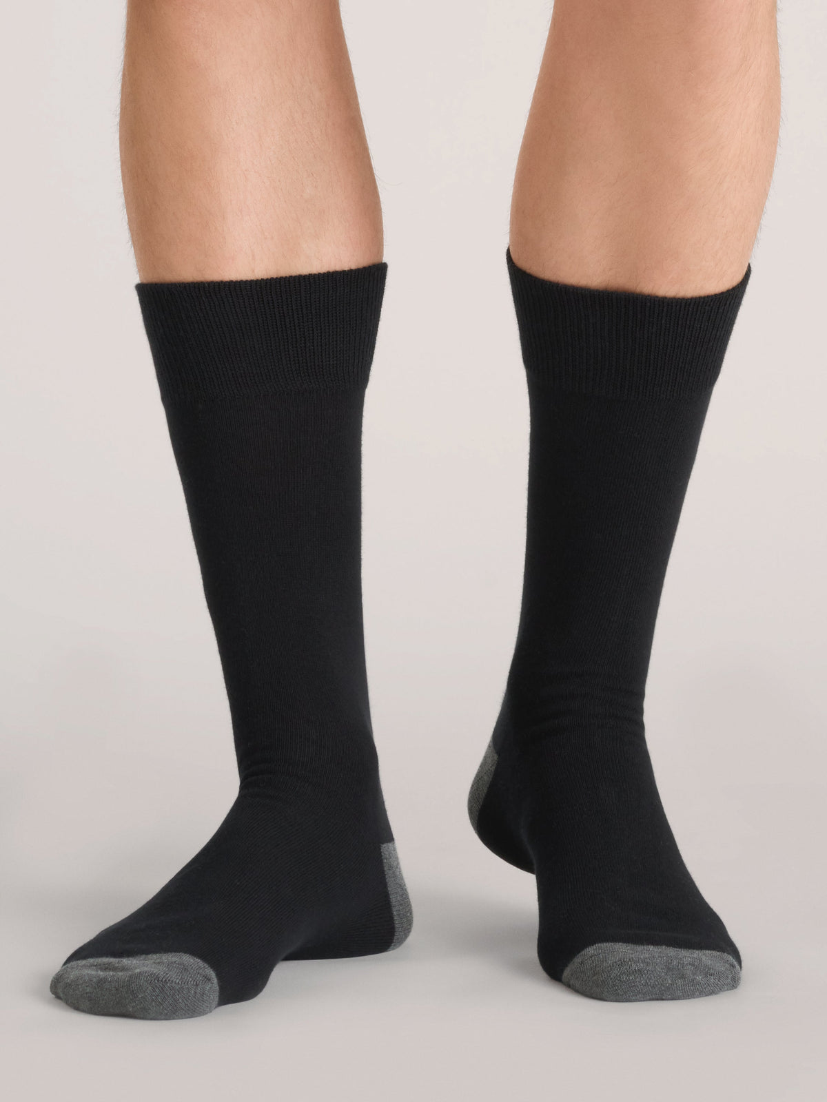 3 PK Men's Non Terry Crew | MID-GREY