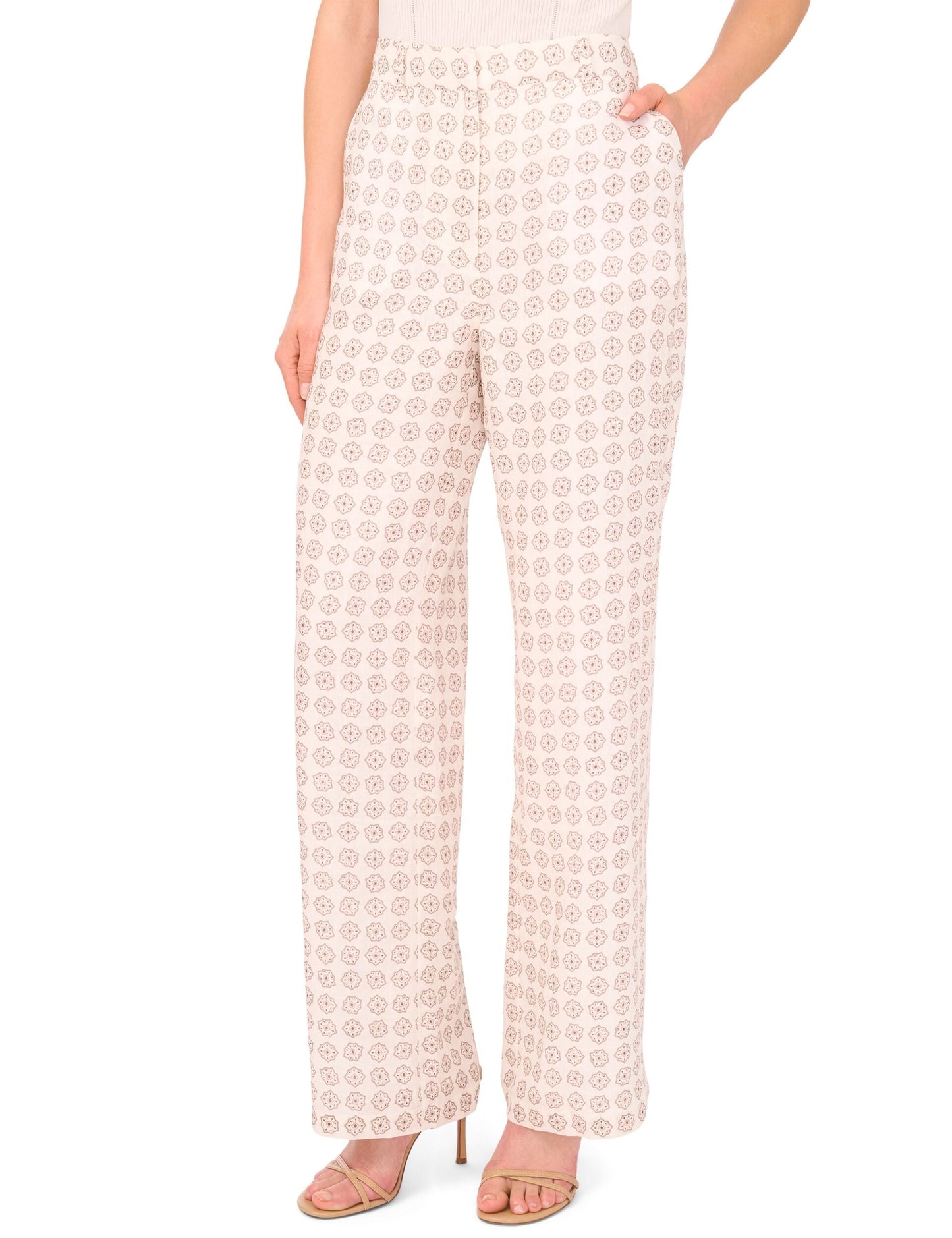 HIGH-WAISTED STRUCTURED PANT | NEW IVORY