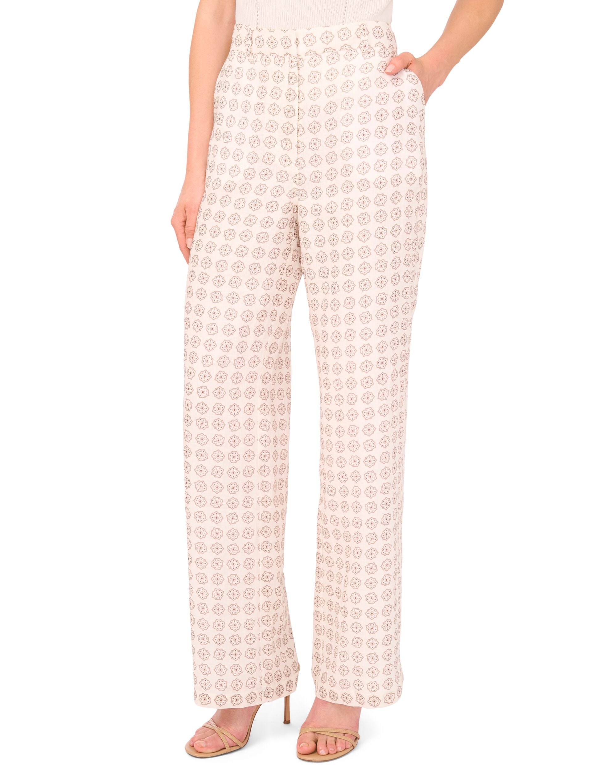  HIGH-WAISTED STRUCTURED PANT | NEW IVORY