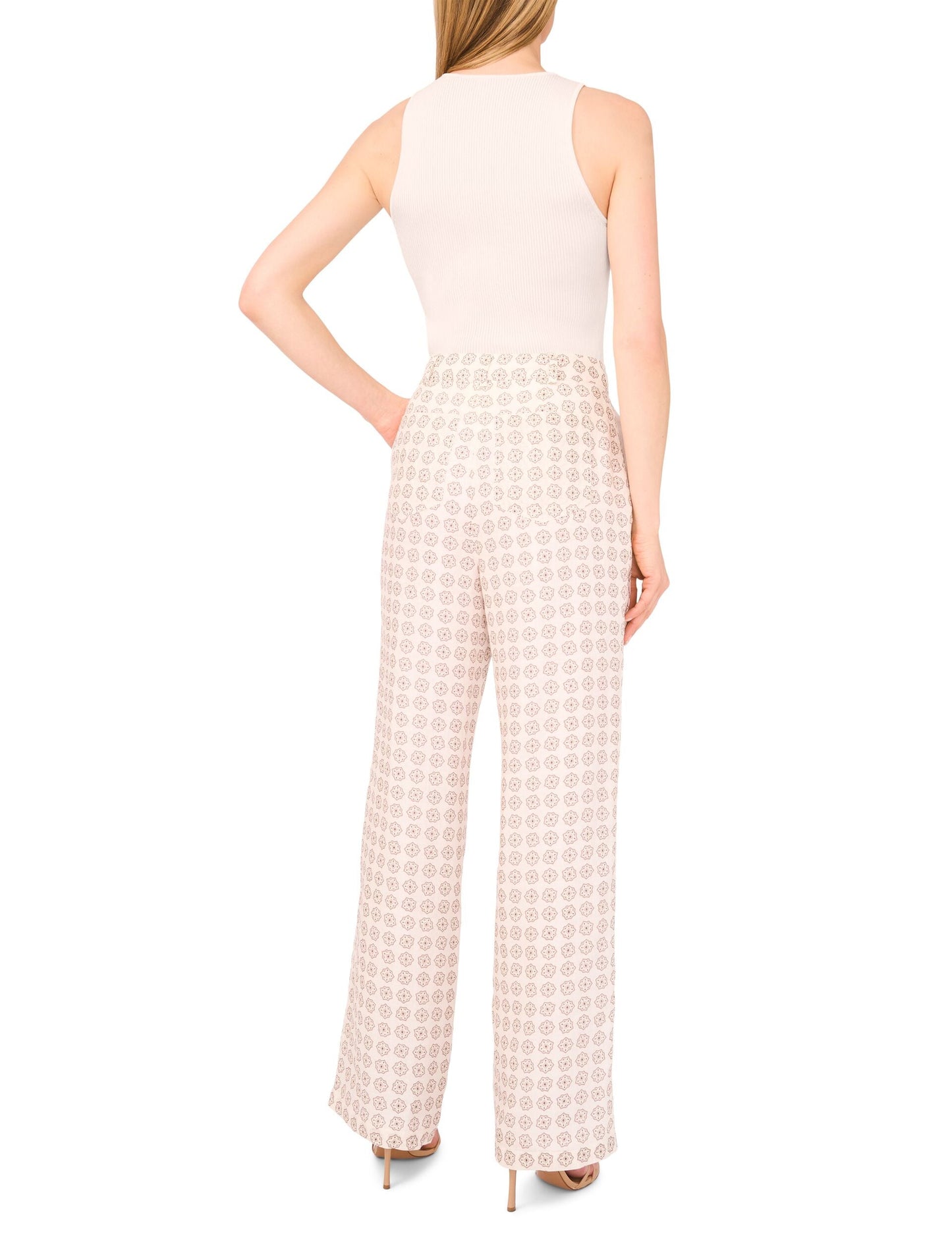  HIGH-WAISTED STRUCTURED PANT | NEW IVORY