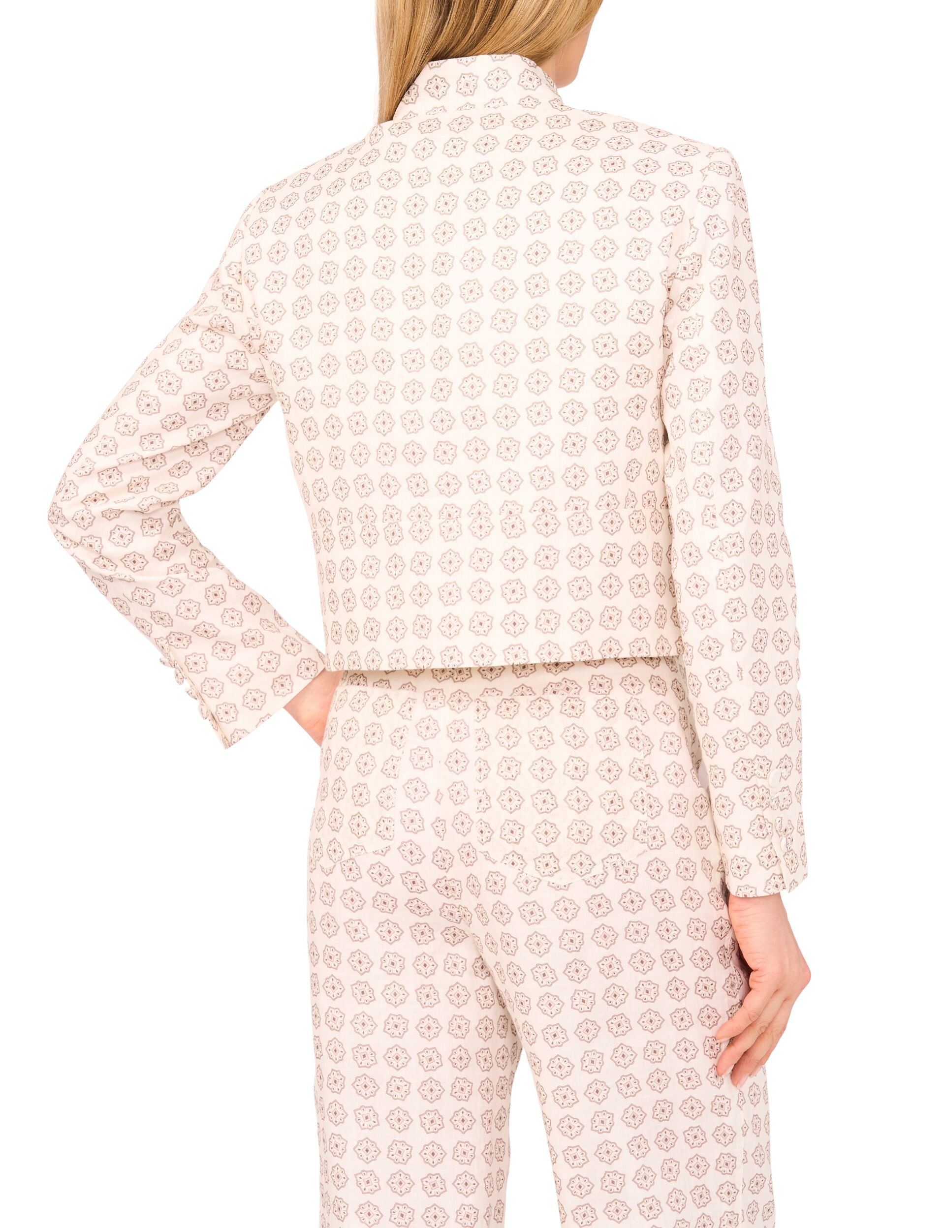  CROPPED STRUCTURED POCKET DETAIL JACKET | NEW IVORY