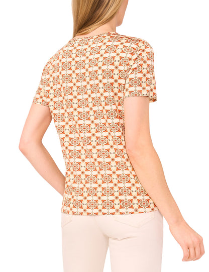  PRINTED T-SHIRT | SPICY ORANGE