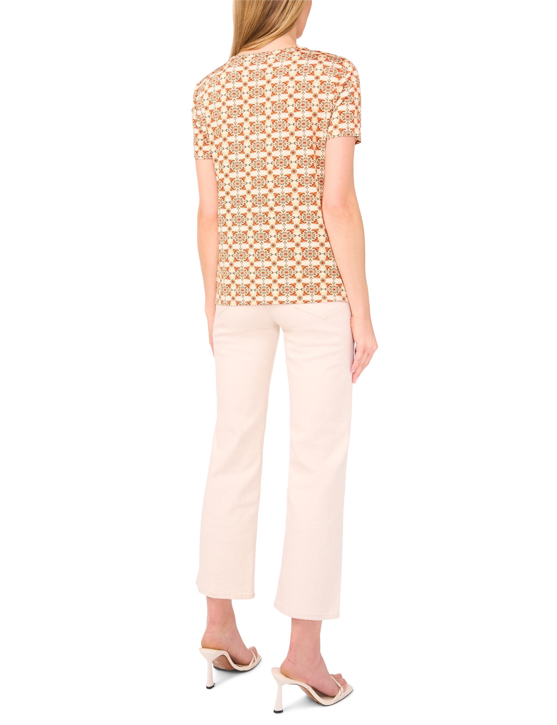  PRINTED T-SHIRT | SPICY ORANGE