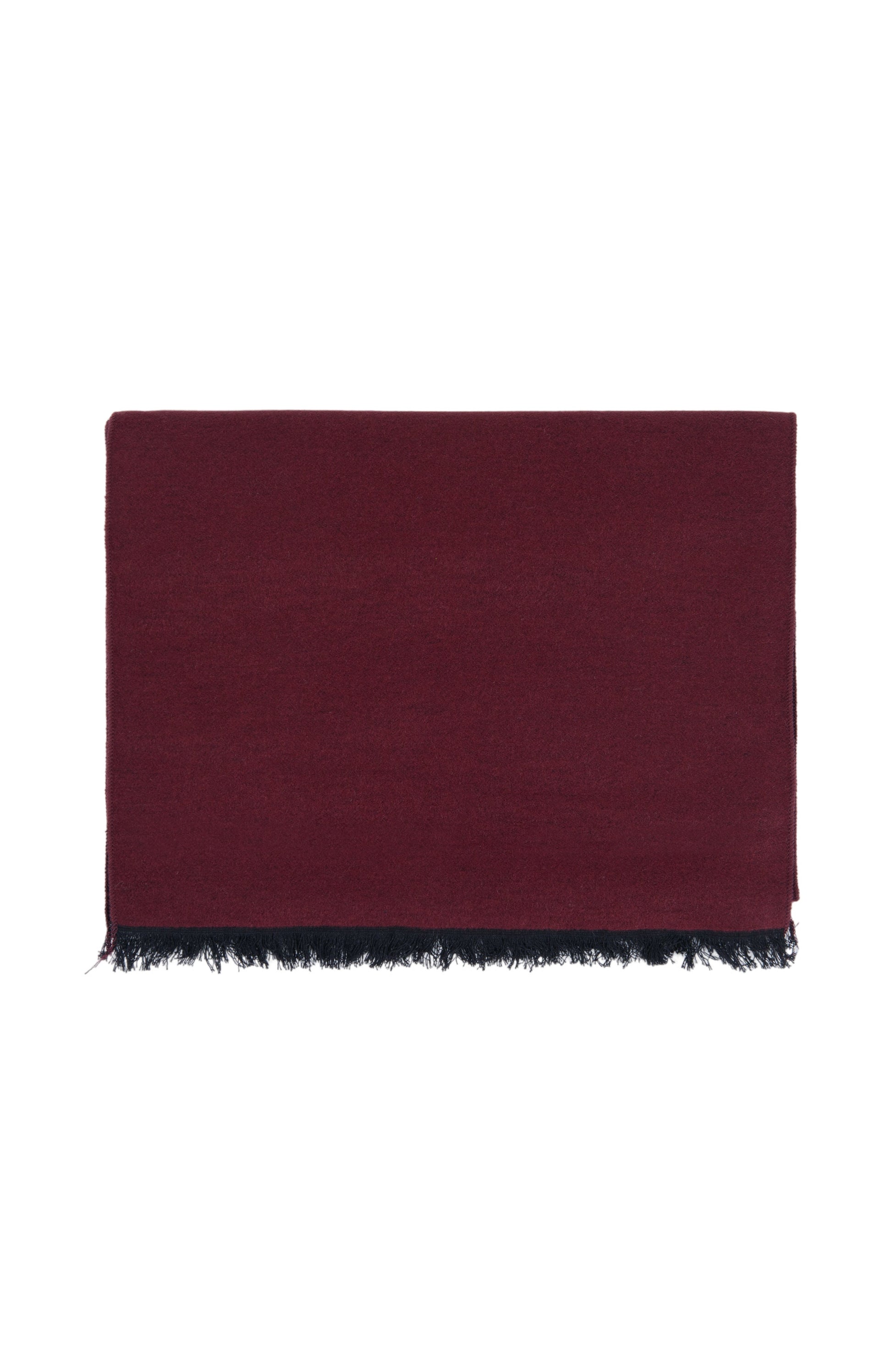  TWO TONE SCARF | BURGUNDY