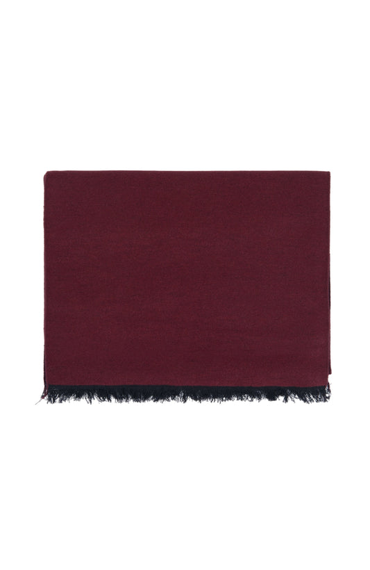  TWO TONE SCARF | BURGUNDY
