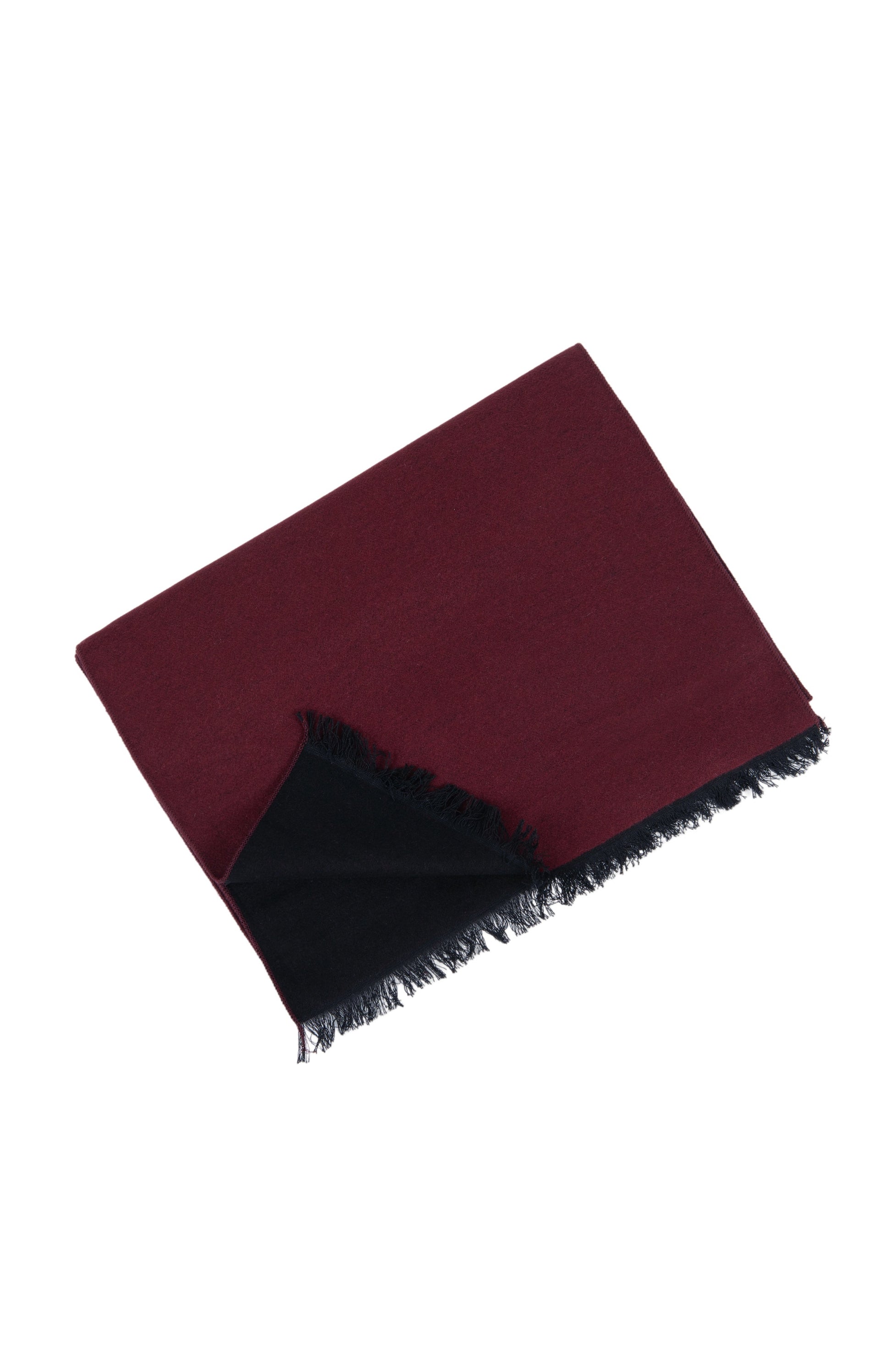  TWO TONE SCARF | BURGUNDY