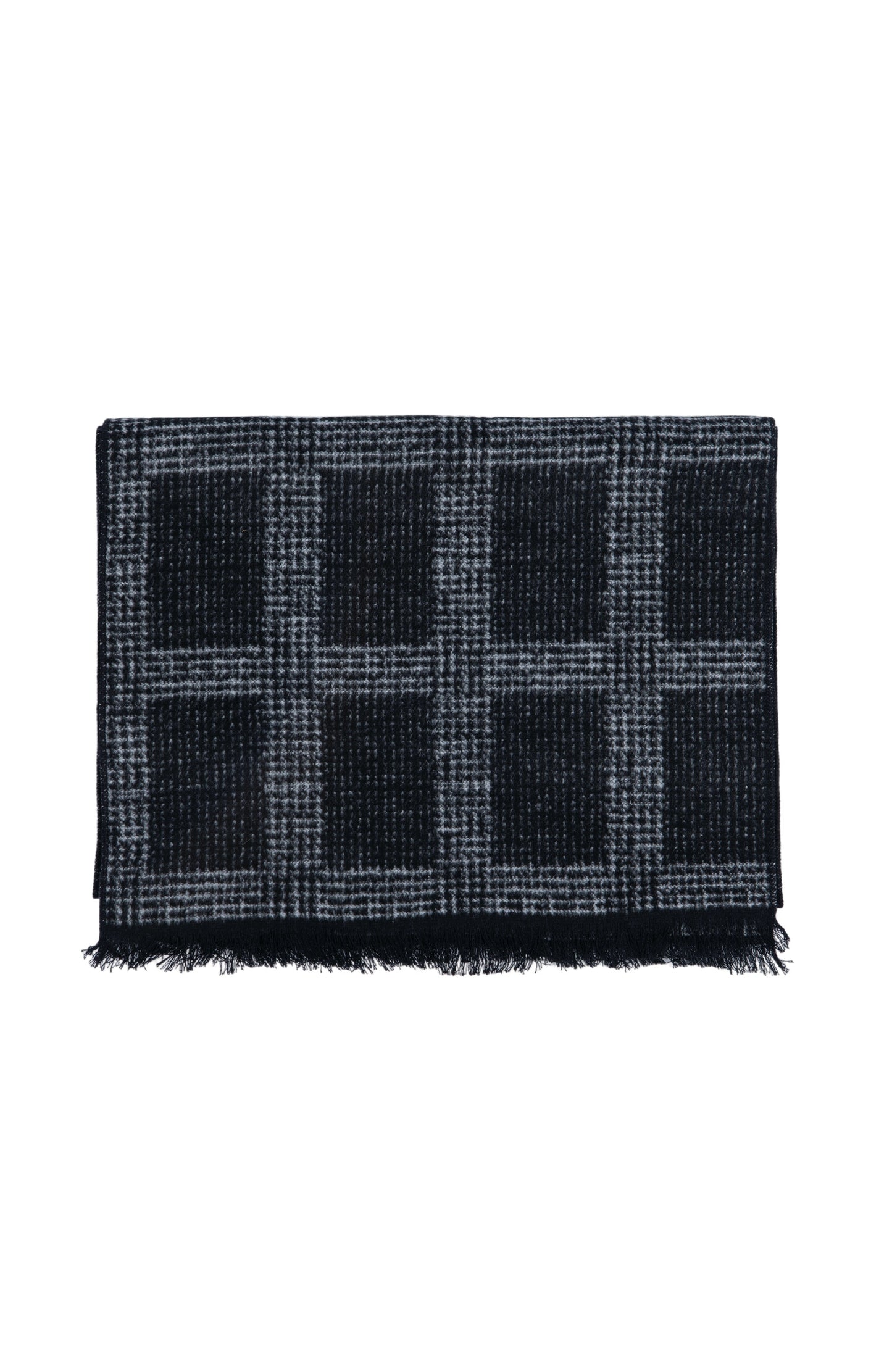  PLAID SCARF | GREY
