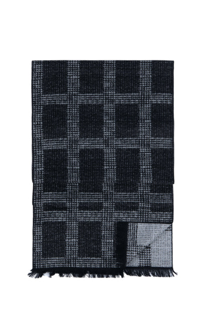 PLAID SCARF | GREY