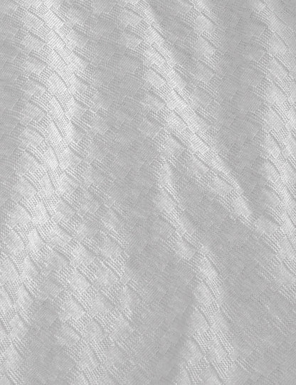  T STITCH LONG SLEEVE CREW NECK SWEATER | GREY HEATHER