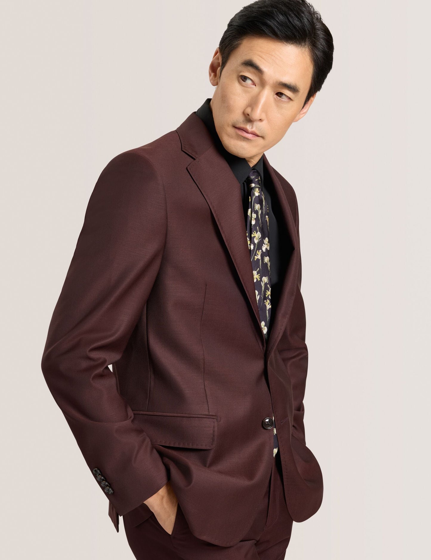  WRIGHT-TWILL | BURGUNDY